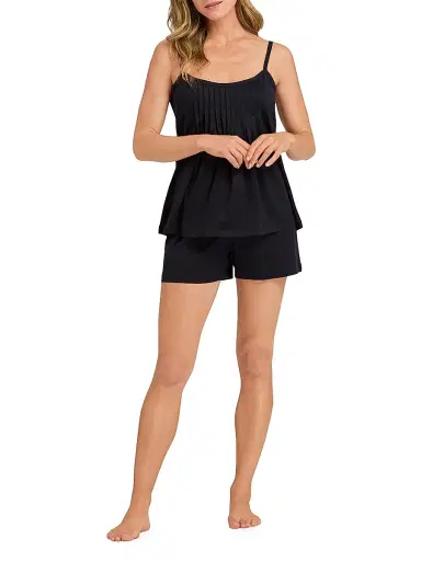 Hanro Women's Two-Piece Juliet Short Pajama Set | Thumbnail 2 Hanro Women's Two-Piece Juliet Short Pajama Set | Thumbnail 2