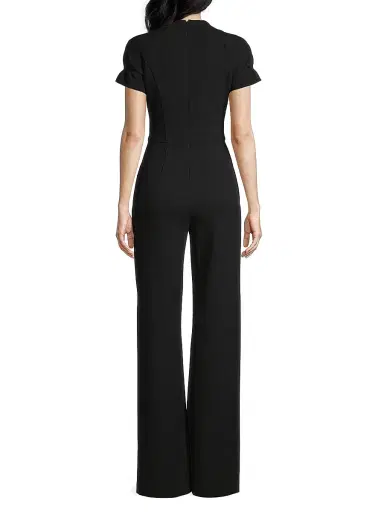 BLACK HALO Women's Patel V-Neck Wide-Leg Jumpsuit | Thumbnail 5 BLACK HALO Women's Patel V-Neck Wide-Leg Jumpsuit | Thumbnail 5
