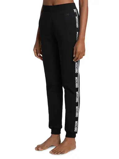 Moschino Women's Intimo Donna Logo Pants - Black | Thumbnail 4 Moschino Women's Intimo Donna Logo Pants - Black | Thumbnail 4