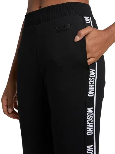 Moschino Women's Intimo Donna Logo Pants - Black | Thumbnail 6 Moschino Women's Intimo Donna Logo Pants - Black | Thumbnail 6