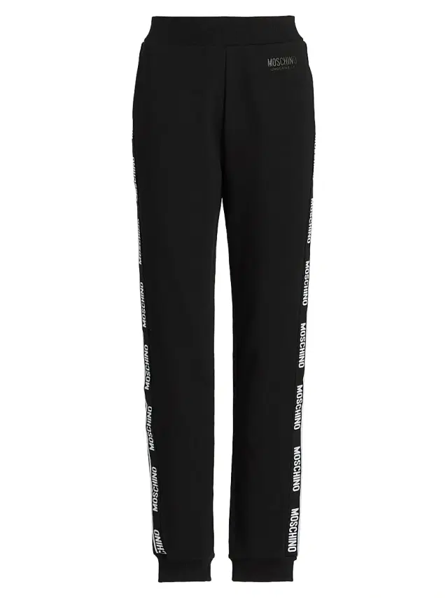 Moschino Women's  Intimo Donna Logo Pants - Black