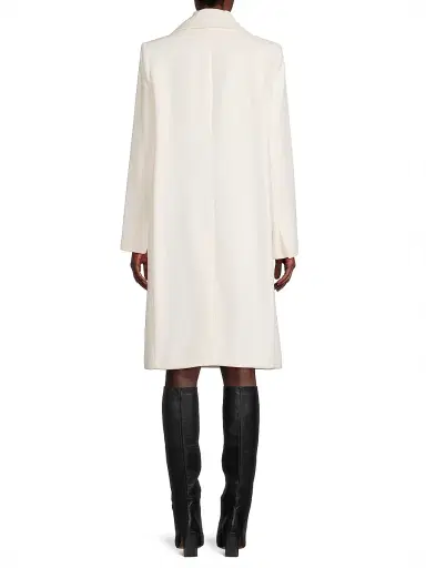 Kobi Halperin Women's Alora Brushed Wool Ruffle Coat - Ivory - Size Medium | Thumbnail 5 Kobi Halperin Women's Alora Brushed Wool Ruffle Coat - Ivory - Size Medium | Thumbnail 5