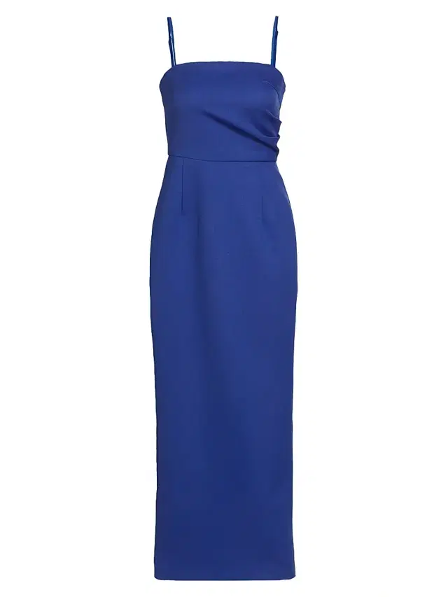 As It May Women's Fiora Column Midi-Dress - Cobalt Blue