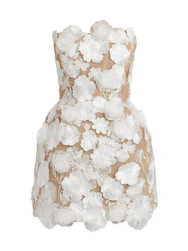 Women's Jasmine Maraya Floral Minidress - White