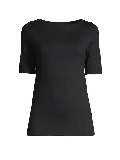 MAJESTIC FILATURES Women's Soft-Touch Boatneck Tee | Thumbnail 1