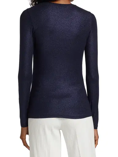 MAJESTIC FILATURES Women's Metallic Long-Sleeve Top | Thumbnail 5 MAJESTIC FILATURES Women's Metallic Long-Sleeve Top | Thumbnail 5