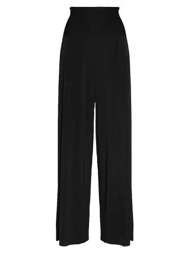 Eres Women's Dao Jersey Wide-Leg Pants - Noir - Size Medium | Thumbnail 1