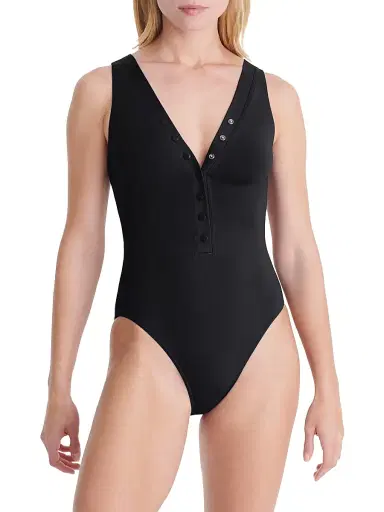 Eres Women's Icône One-Piece Tank Swimsuit - Black - Size 4 | Thumbnail 3