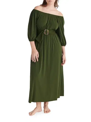 Eres Women's Gabriela Belted Long Dress | Thumbnail 2 Eres Women's Gabriela Belted Long Dress | Thumbnail 2