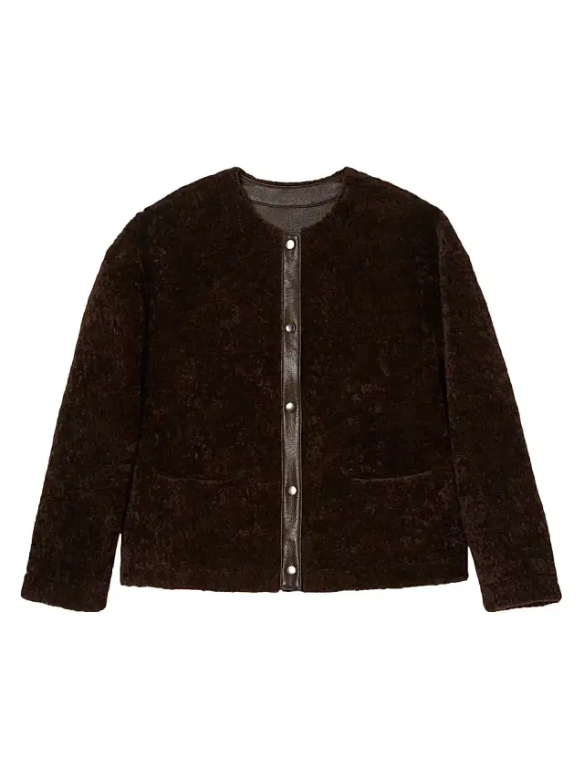 Zapa Women's Marjorie Faux Fur Jacket - Chocolate