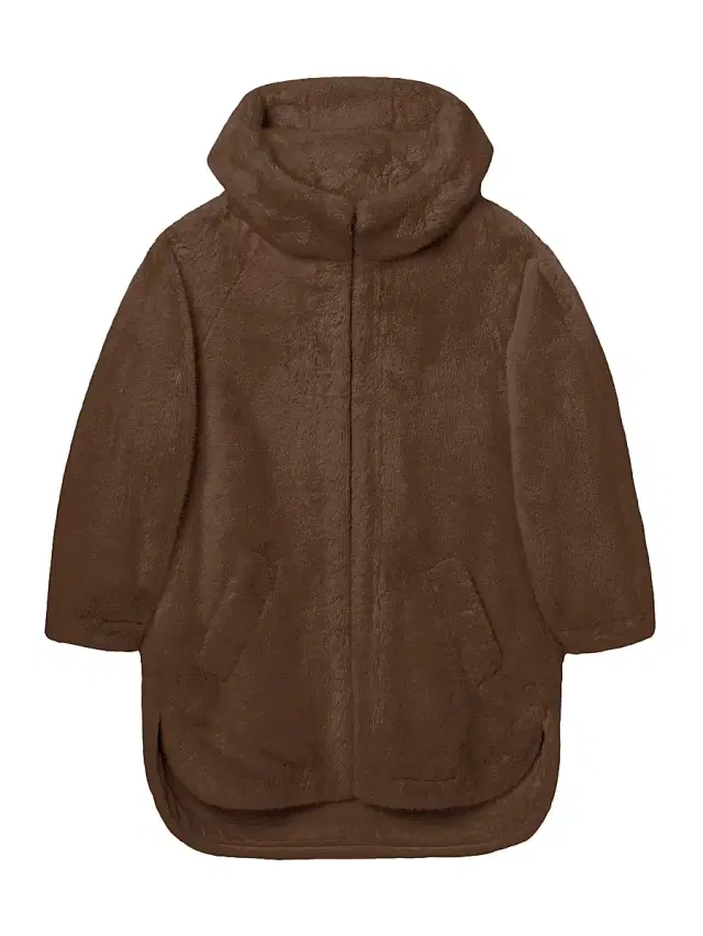 Zapa Women's Macey Faux Fur Coat - Brun