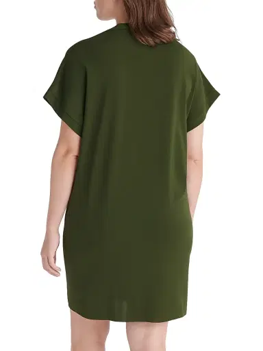 Eres Women's Tali V-Neck Minidress - Vert Mousse - Size Medium | Thumbnail 4