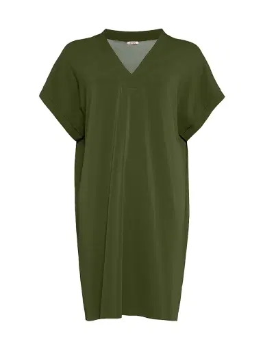 Eres Women's Tali V-Neck Minidress - Vert Mousse - Size Medium | Thumbnail 1
