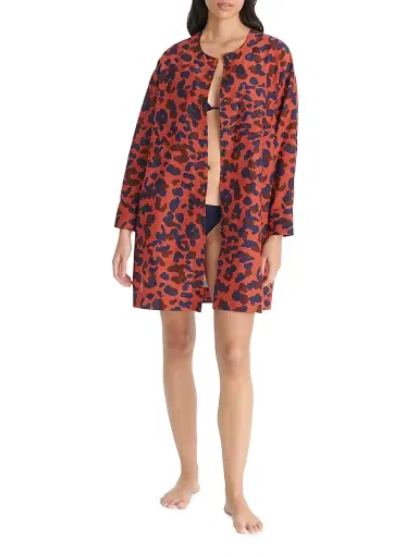 Eres Women's Récifs Shirtdress Cover-Up - Ete Indien - Size Large | Thumbnail 2