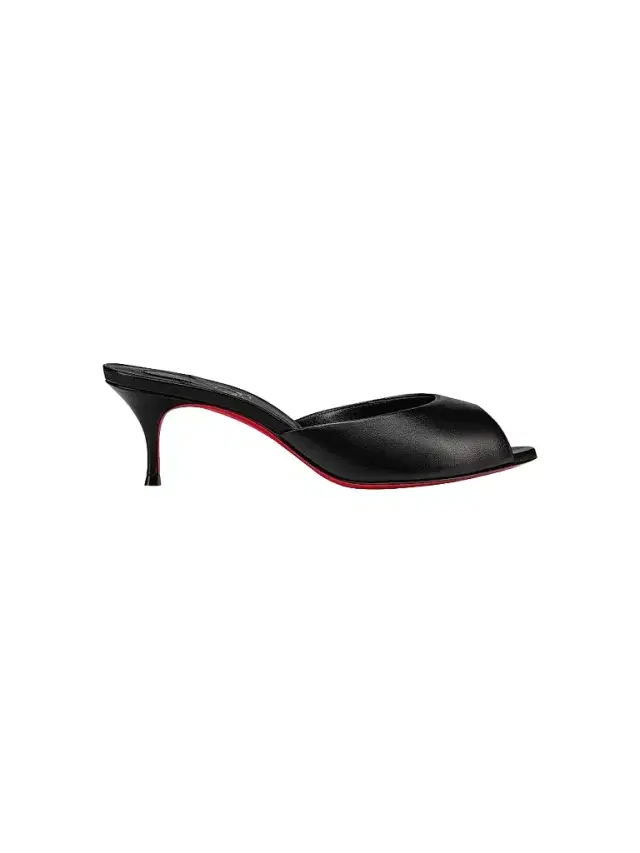 Christian Louboutin Women's Me Dolly 55MM Leather Mules - Black