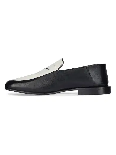 Givenchy Women's Label Loafers in Leather and Canvas | Thumbnail 3 Givenchy Women's Label Loafers in Leather and Canvas | Thumbnail 3