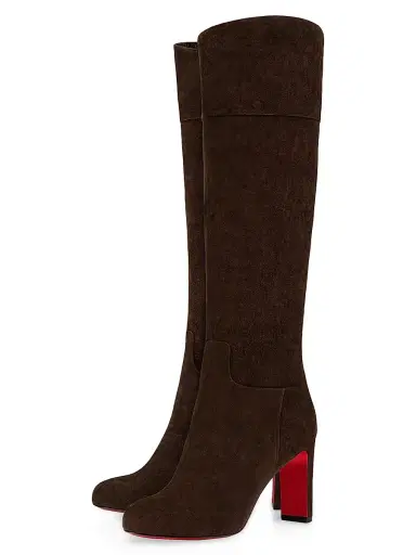 Christian Louboutin Women's Loo Botta 85MM Veau Velours Boots - Cosme - Size 11 | Thumbnail 2