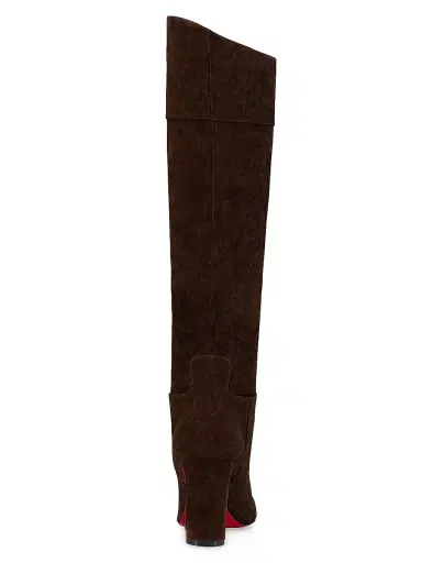 Christian Louboutin Women's Loo Botta 85MM Veau Velours Boots - Cosme - Size 11 | Thumbnail 3