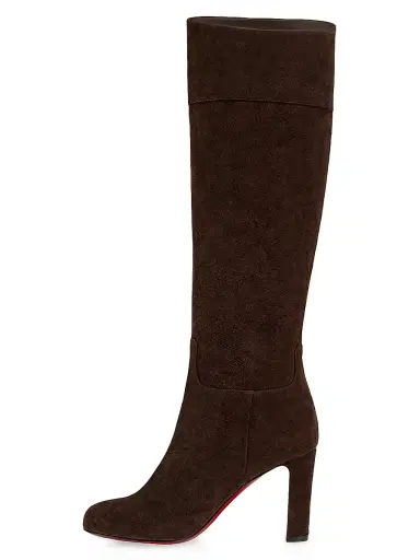Christian Louboutin Women's Loo Botta 85MM Veau Velours Boots - Cosme - Size 11 | Thumbnail 4