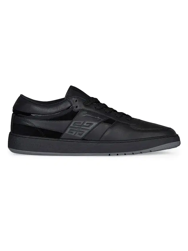 Givenchy Men's G Move Sneakers in Mixed Leathers - Black