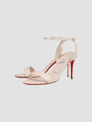 Christian Louboutin Women's Loubigirl 85MM Leather Sandals | Thumbnail 2
