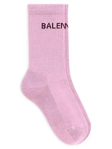 Balenciaga Women's Tennis Socks - Rose Black - Size Small | Thumbnail 1 Balenciaga Women's Tennis Socks - Rose Black - Size Small | Thumbnail 1