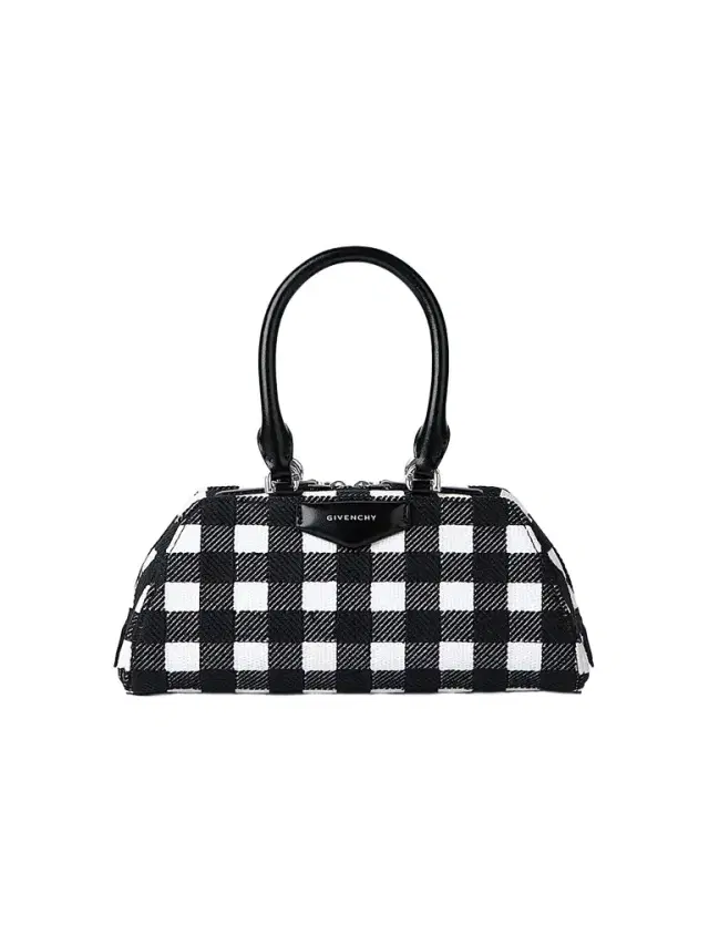 Givenchy Women's Mini Embroidered Antigona East West Bag - Black White