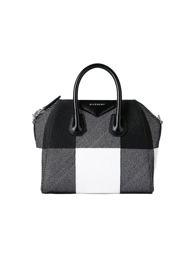 Givenchy Women's Mini Embroidered Antigona Top Handle Bag - Black White