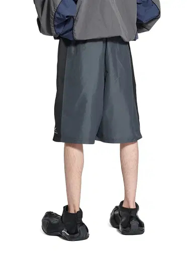 Balenciaga Men's Loop Sports Icon Basketball Swim Shorts | Thumbnail 4 Balenciaga Men's Loop Sports Icon Basketball Swim Shorts | Thumbnail 4