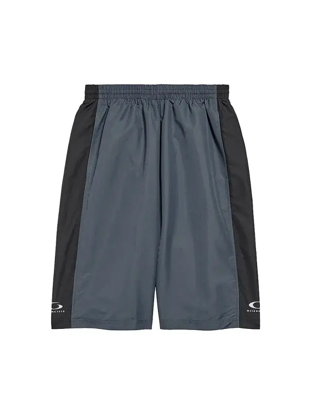 Balenciaga Men's Loop Sports Icon Basketball Swim Shorts - Anthracite