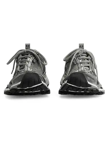 Balenciaga Men's Stapler Sneakers - Grey Silver Black White | Thumbnail 3 Balenciaga Men's Stapler Sneakers - Grey Silver Black White | Thumbnail 3