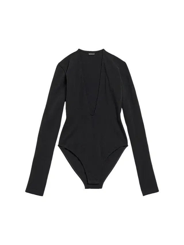 Balenciaga Women's V-Neck Body Top - Black