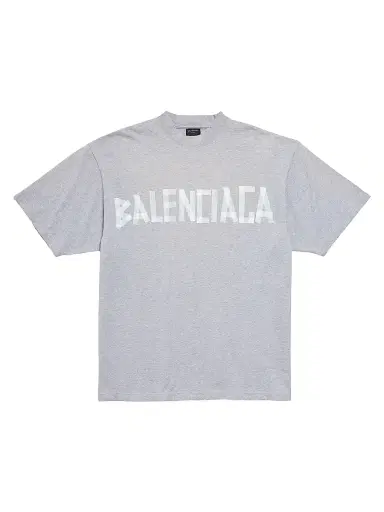 Balenciaga Men's New Tape Type TR T-Shirt Medium Fit - Grey - Size Small | Thumbnail 1 Balenciaga Men's New Tape Type TR T-Shirt Medium Fit - Grey - Size Small | Thumbnail 1