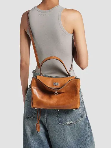 Balenciaga Women's Rodeo Top Handle Bag - Cowboy | Thumbnail 2 Balenciaga Women's Rodeo Top Handle Bag - Cowboy | Thumbnail 2