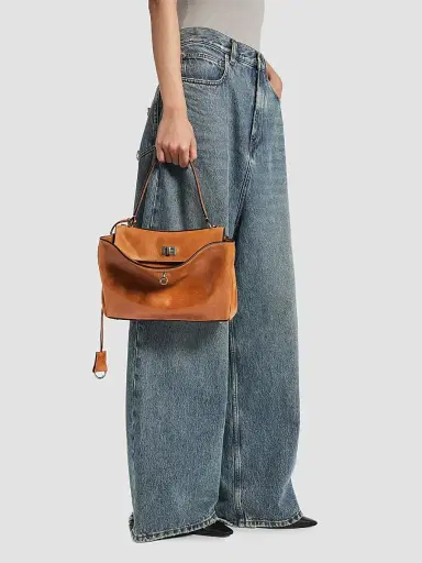 Balenciaga Women's Rodeo Top Handle Bag - Cowboy | Thumbnail 3 Balenciaga Women's Rodeo Top Handle Bag - Cowboy | Thumbnail 3