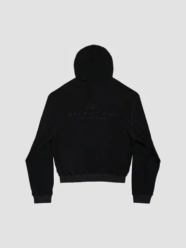 Balenciaga Women's BB Garderobe Zip-Up Small Fit Hoodie | Thumbnail 2 Balenciaga Women's BB Garderobe Zip-Up Small Fit Hoodie | Thumbnail 2