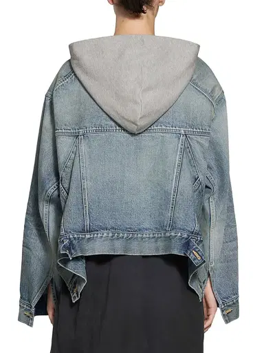 Balenciaga Women's Diy Jacket - Light Blue - Size 4 | Thumbnail 5