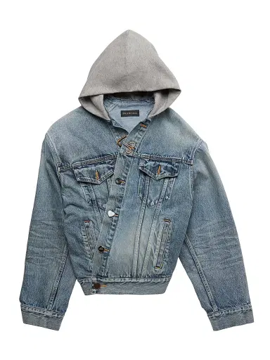 Balenciaga Women's Diy Jacket - Light Blue - Size 4 | Thumbnail 1
