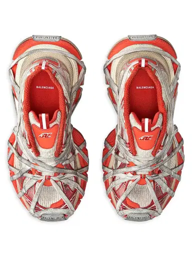 Balenciaga Men's 3XL Extreme Lace Sneakers - Orange Beige - Size 12 | Thumbnail 5 Balenciaga Men's 3XL Extreme Lace Sneakers - Orange Beige - Size 12 | Thumbnail 5