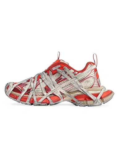 Balenciaga Men's 3XL Extreme Lace Sneakers - Orange Beige - Size 12 | Thumbnail 6 Balenciaga Men's 3XL Extreme Lace Sneakers - Orange Beige - Size 12 | Thumbnail 6