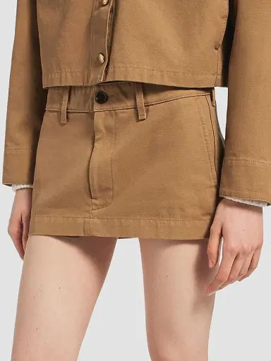 Balenciaga Women's Mini Cotton Skirt | Thumbnail 3 Balenciaga Women's Mini Cotton Skirt | Thumbnail 3