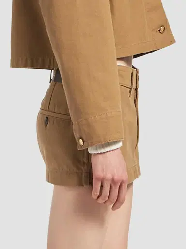 Balenciaga Women's Mini Cotton Skirt | Thumbnail 4 Balenciaga Women's Mini Cotton Skirt | Thumbnail 4