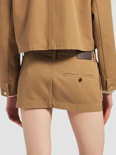 Balenciaga Women's Mini Cotton Skirt | Thumbnail 5 Balenciaga Women's Mini Cotton Skirt | Thumbnail 5