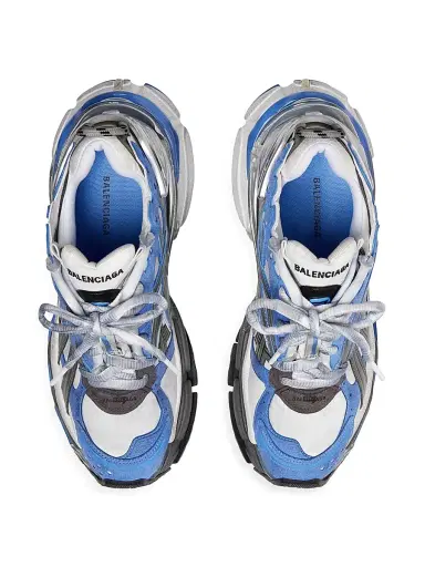 Balenciaga Men's Runner Sneakers - Blue - Size 7 | Thumbnail 6 Balenciaga Men's Runner Sneakers - Blue - Size 7 | Thumbnail 6
