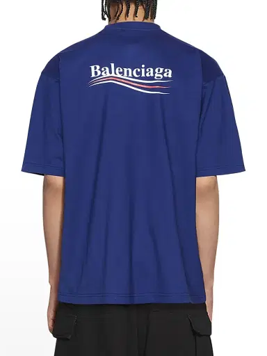 Balenciaga Men's Political Campaign T-shirt Large Fit | Thumbnail 4