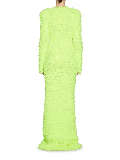 Balenciaga Women's Fluffy Maxi Dress | Thumbnail 4 Balenciaga Women's Fluffy Maxi Dress | Thumbnail 4