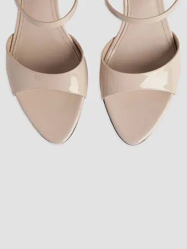 Balenciaga Women's Avenue Bow Heel Sandals - Silver - Size 10 | Thumbnail 5 Balenciaga Women's Avenue Bow Heel Sandals - Silver - Size 10 | Thumbnail 5