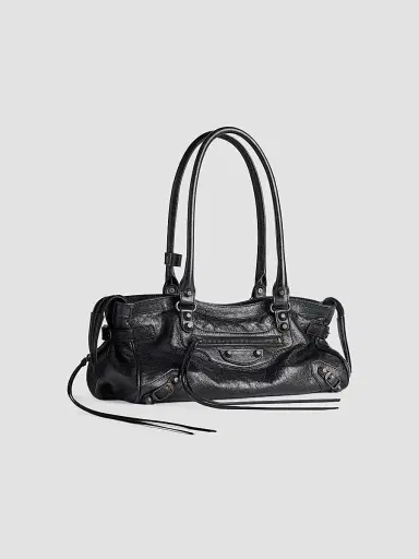 Balenciaga Women's Le City Top Handle East-West Bag | Thumbnail 4