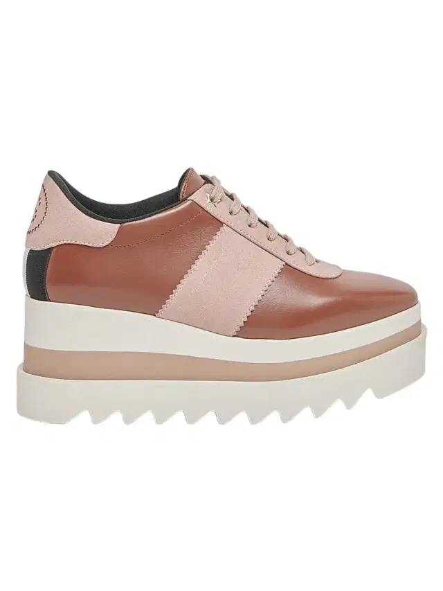 Stella McCartney Women's Sneak-Elyse Faux-Leather Platform Sneakers - Pecan Shell
