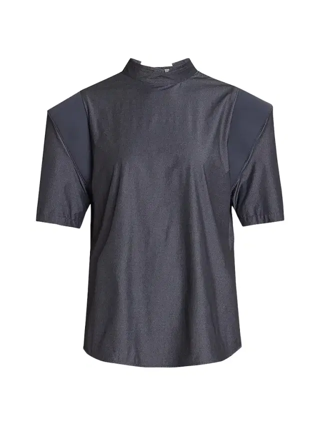 Issey Miyake Women's Mute Shoulder-Insert Top - Charcoal